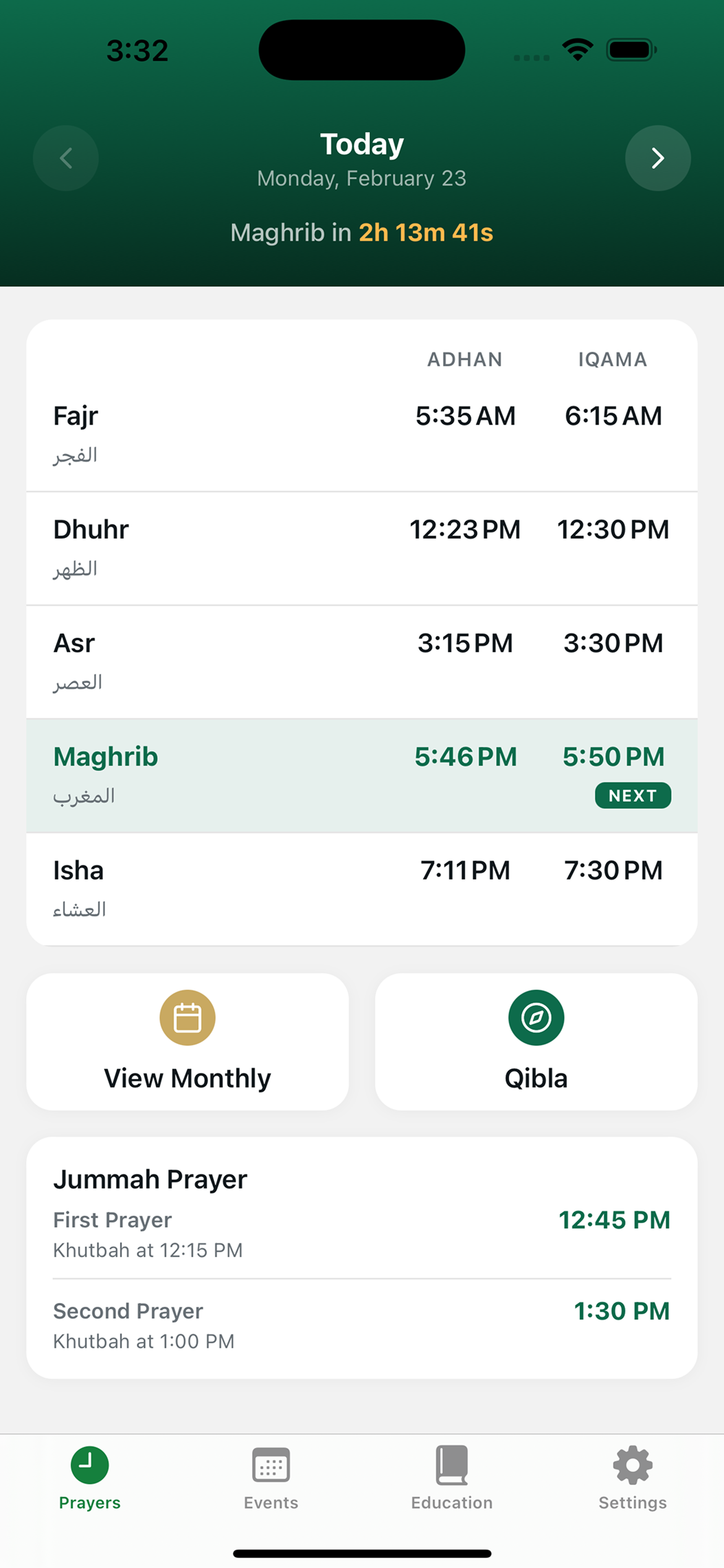 Prayer App Screenshot